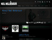 Tablet Screenshot of neilmelanson.com